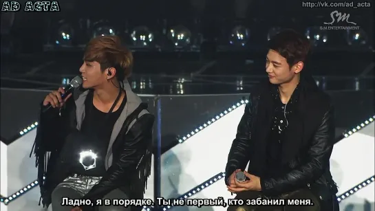 130220 SHINee Comeback show DREAM GIRL - Intro & talk часть 1 (русс.саб)