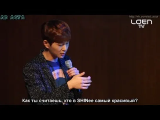 130219 SHINee Music Spoiler 3] Stage Talk (русс.саб)