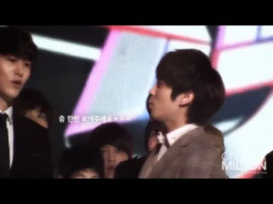 101203 SM THE BALLAD Kyuhyun Jonghyun Jino Music Bank Ending