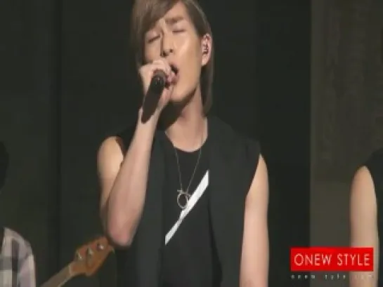 100728 Onew Live singing -  Quasimodo  The Muzit Recording