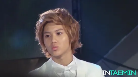 101231 cute Taemin on MBC Gayo Daejeon kk