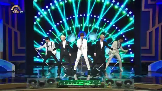 131230 SHINee - Dream Girl + Green Rain @ MBC Drama Awards