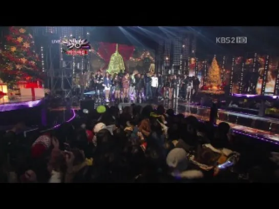 121221 Music Bank special - All I Want For Christmas Is You