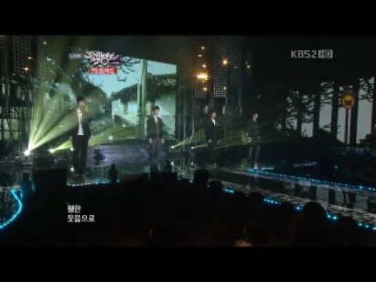 121221 Music Bank special Stage - 2AM - Sketch Memories (with Minho and Suzzy)