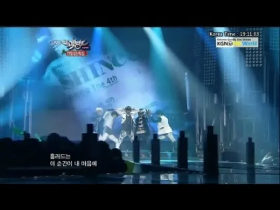 121221 Music Bank special Stage - Sherlock