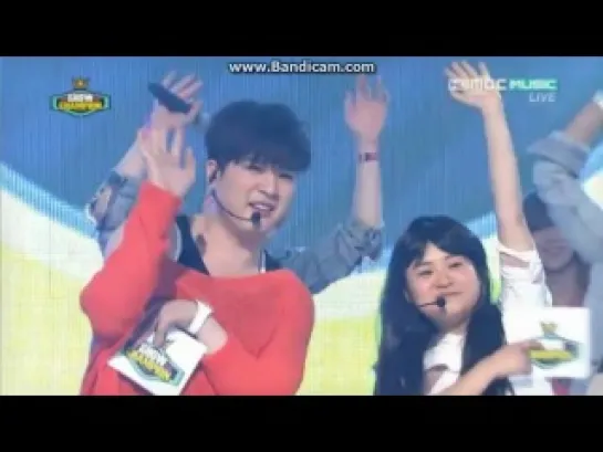 120327 Music TV Show! ‘Champion’ - Ending