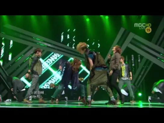 120324 SHINee - Stranger - Comeback Stage @ Music Core