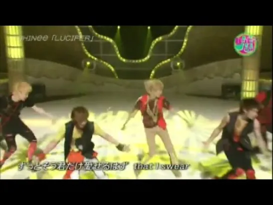 111029 - SHINee Jpn TV 'Happy Music' talk & LUCIFER