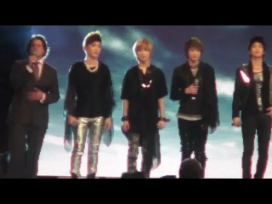 110112 SHINee Finale Sydney You Raise Me Up