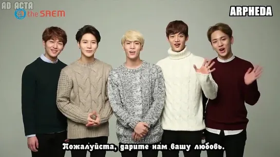 141219 SHINee - Фотосъемка для 'The SAEM' (русс.саб)