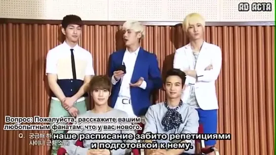 130628 SHINee Green Rain(OST)  MV Making & Interview