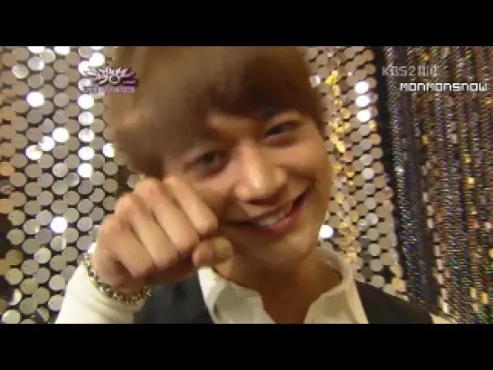 120323 SHINee Music Bank Backstage Cut