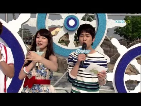 110604 SHINee Onew  Minho MC cut  Music Core