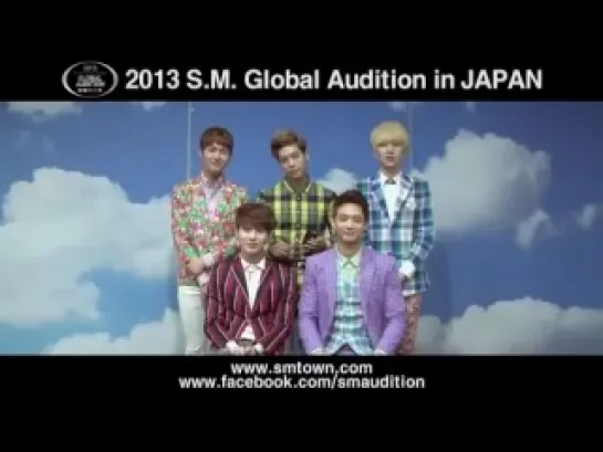 130308 SHINee - LINE Update - SM Global Audition in Japan