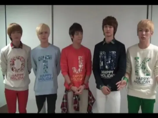 [111129] SHINee Message - MyDaily 7th Anniversary Celebration