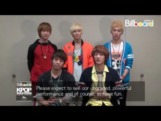 111119 SHINee Billboard KPOP MASTERS Concert