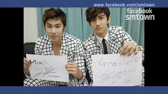 'Thanks European Fans' from SMTOWN