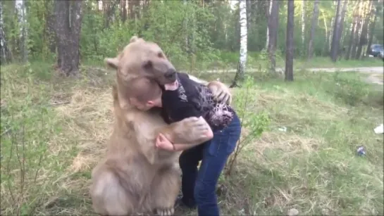 Старинные русские игры с медведем ...