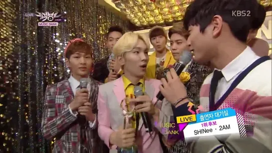 130322 SHINee - Backstage @ KBS Music Bank