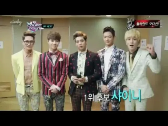 130314 SHINee vs 2am Backstage @ M!Countdown