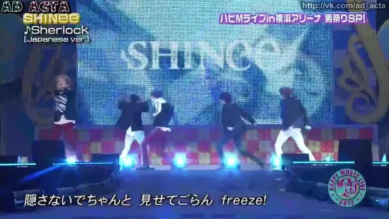 121201 SHINee - NTV Happy Music (русс.саб)