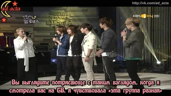 120411 SHINee Talk @ Joy Lee Sora 2nd Proposal (русс.саб)