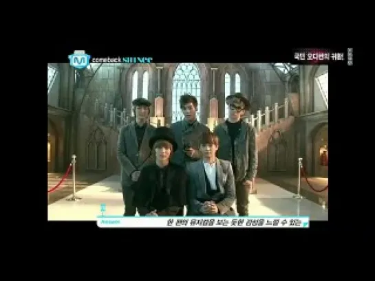 120322 SHINee Sherlock M-V Making & 1st Comeback Stage