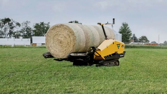 Автономный подборщик рулонов Bale Hawk от Vermeer.