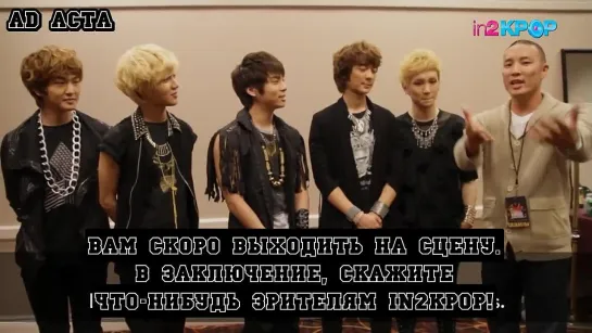 120101 Backstage Interview with SHINee (русс.саб)