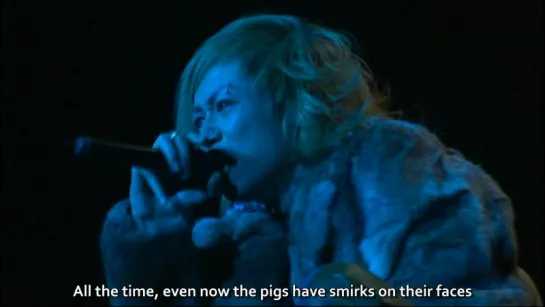 DIR EN GREY - Mr.NEWSMAN [LIVE: 2003.01.11 Yokohama Arena] (w/ English Subs)