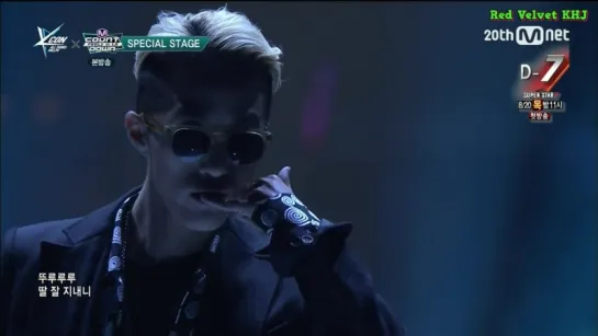 [2015.08.13]  Wendy (Red Velvet) ft. Zion.T - 양화대교 | M!Countdown KCON in LA 2015