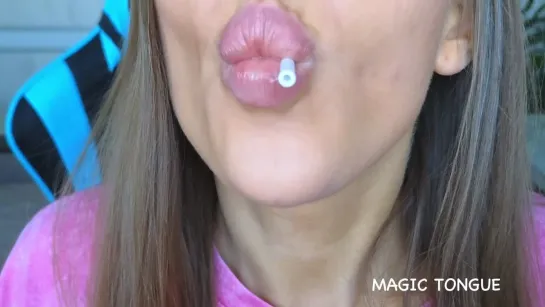 [4K] ASMR 20 minutes mouth sounds, amazing play with lollipop by tongue2023-10-11Magic Tongue ASMR