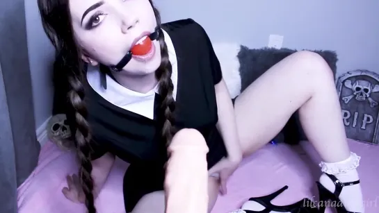 Addams Family - Lilcanadiangirl | Cosplay, Porn, Webcam, Teen, Порно, Masturbation, Uniform, CFNM, Wednesday Addams, Horror porn