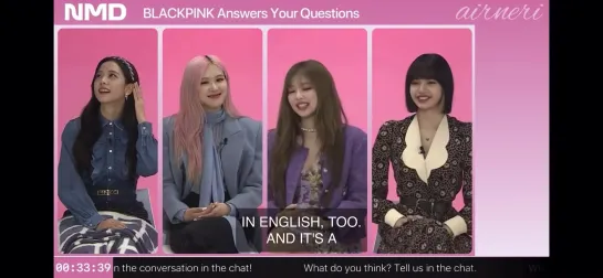 201001 BLACKPINK предрелизная трансляция для США