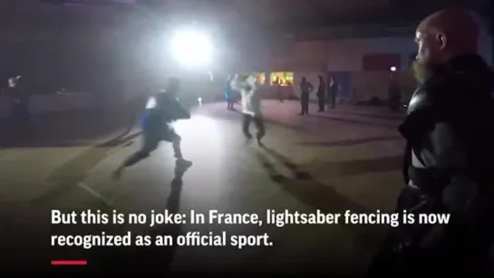 Lightsaber dueling awakens the Force in France