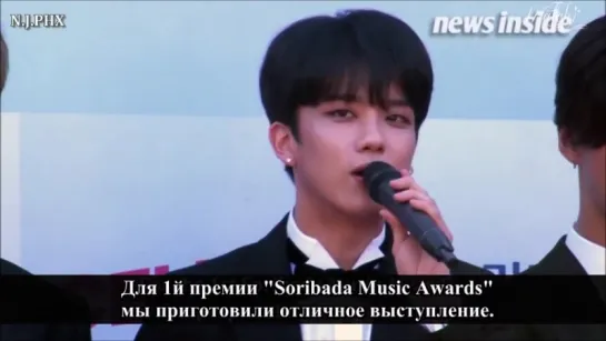 [RUS SUB] 170920 B.A.P - Red Carpet, Interview, Award Speech, HONEYMOON @ Soribada Best K-Music Award (рус.саб)