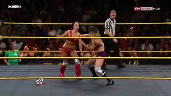 Charlotte (w/Bayley) vs Santana Garrett