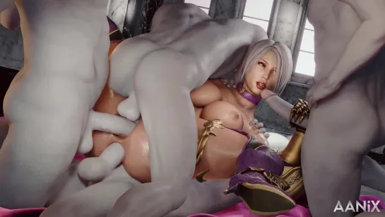 four fat cocks for Ivy Valentine aanix Soul Calibur