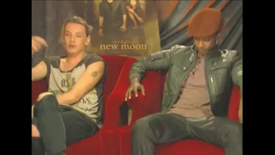 New Moon Interview with Edi Gathegi  Jamie Campbell Bower