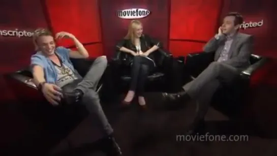 Unscripted - Michael Sheen, Jamie Campbell Bower, Dakota Fanning