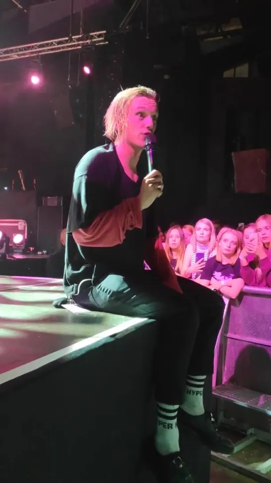 Counterfeit in Warsaw - Jamie Campbell Bower second speech from my camera