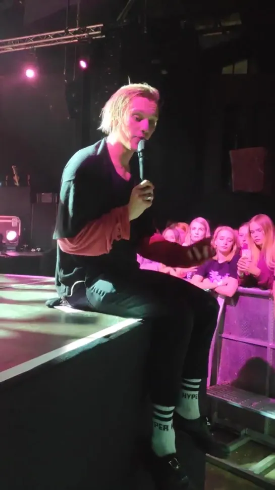 Counterfeit in Warsaw - Jamie Campbell Bower second speech from my camera