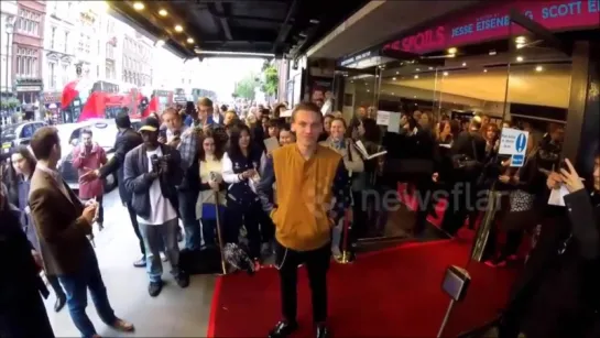 Jamie C. Bower, Matilda Lowther e Robert Sheehan __The Spoils Press Night