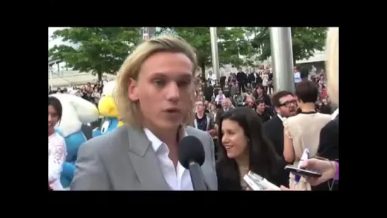 Jamie Campbell Bower video interview on the National Movie Awards red carpet Glamour com UK