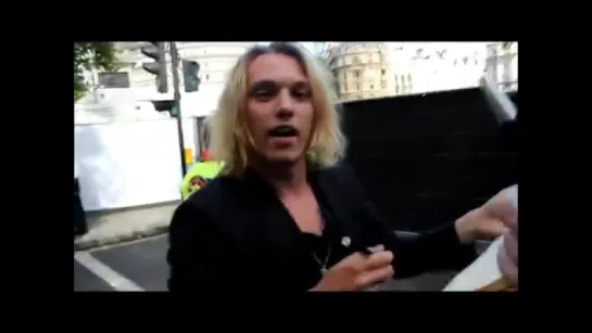 Jamie Campbell Bower gives Emily a shoutout!