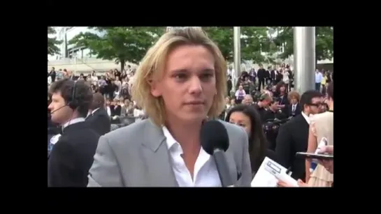 Jamie Campbell Bower interview on the National Movie Awards red carpet Glamour com UK