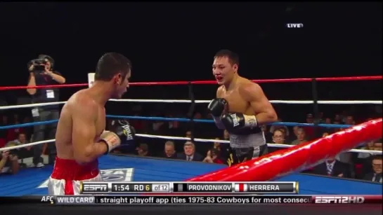 2011-01-07 Ruslan Provodnikov vs Mauricio Herrera (vacant IBF North American Junior Welterweight Title)