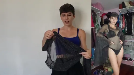 Wishlist Unboxing  Try On_ Sheer  Lace Lingerie