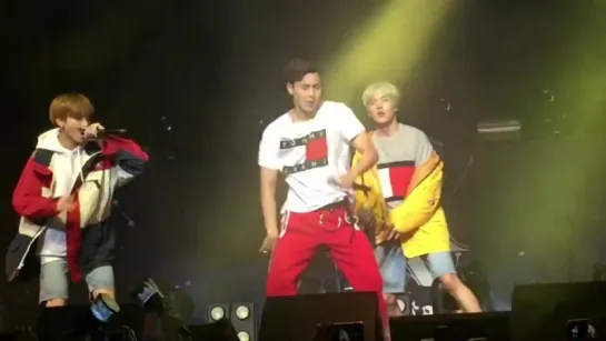 [VK][21.07.17][Fancam] The 1st World Tour: Beautiful in San Francisco"24K Magic"(Minhyuk, Shownu, I.M)