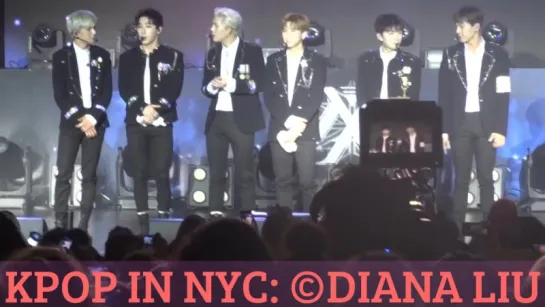 [VK][14.07.17][Fancam]The 1st World Tour: Beautiful in New York "Opening Ment Greetings talk"